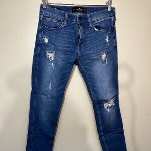Hollister California - Ripped Jeans - Advanced Stretch - W31xL30 - blue Denim